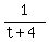 +1%2F%28+t%2B4+%29+