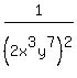 +1%2F%282x%5E3y%5E7%29%5E2
