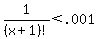 +1%2F%28x%2B1%29%21+%3C+.001++