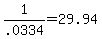 +1%2F.0334+=+29.94+