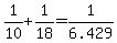 \"+1%2F10+%2B+1%2F18+=+1%2F6.429+\"