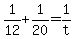 +1%2F12+%2B+1%2F20+=+1%2Ft+