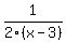 +1%2F2%28x-3%29