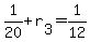 +1%2F20+%2B+r%5B3%5D+=+1%2F12+