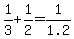 +1%2F3+%2B+1%2F2+=+1%2F1.2+