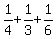 +1%2F4+%2B+1%2F3+%2B+1%2F6+