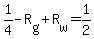 +1%2F4+-+R%5Bg%5D+%2B+R%5Bw%5D+=+1%2F2+