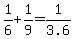+1%2F6+%2B+1%2F9+=+1%2F3.6+