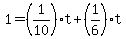 +1+=+%281%2F10%29%2At+%2B+%281%2F6%29%2At+