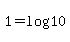+1+=+log%2810%29+