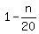 +1+-+n%2F20++