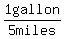 +1+gallon%2F5+miles+