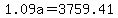 +1.09a+=+3759.41+
