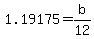 +1.19175+=+b+%2F+12+