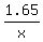 +1.65%2Fx+