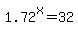 +1.72%5Ex=+32+