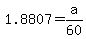 +1.8807+=+a%2F60+