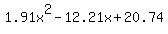 +1.91x%5E2+-+12.+21x+%2B+20.74+