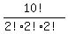 +10%21%2F%282%212%212%21%29+