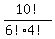 +10%21%2F%286%21%2A4%21%29+