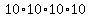 +10%2A10%2A10%2A10+