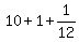 +10+%2B+1+%2B+1%2F12