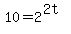+10+=+2%5E%282t%29+