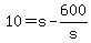 +10+=+s+-+600%2Fs+