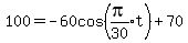 +100=-60cos%28expr%28pi%2F30%29t%29%2B70