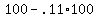 +100+-+.11%2A100+