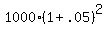+1000%2A%28+1+%2B+.05+%29%5E2+
