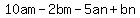 +10am-2bm-5an%2Bbn+