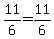 +11%2F6+=+11%2F6+