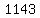 +1143+