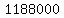 +1188000+