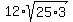 +12%2Asqrt%28+25%2A3+%29+