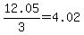 +12.05%2F3+=+4.02+
