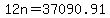 +12n+=+37090.91+