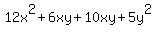+12x%5E2%2B6xy%2B10xy%2B5y%5E2