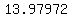 +13.97972