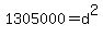 +1305000=d%5E2