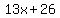 +13x%2B26