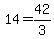 +14+=+42%2F3+