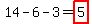 +14-6-3+=+highlight%285%29+