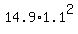 +14.9%2A1.1%5E2+