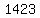 \"+1423+\"