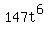 +147t%5E6+