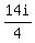+14i%2F4+