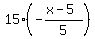 +15%2A%28-%28x-5%29%2F5%29