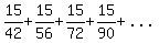 +15%2F42%2B15%2F56%2B15%2F72%2B15%2F90%2B...%2B15%2F9900+
